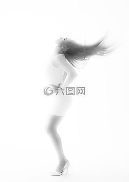 模型,婦女,美