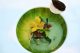湯,綠色,食品