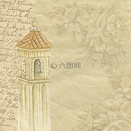 塔,背景,书法
