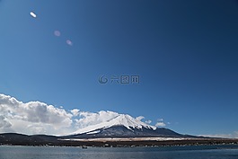 旅行,云,富士山