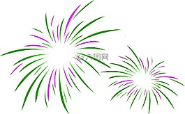 煙花爆竹,新的一年的一天,一年