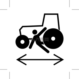 牵引引擎,拖拉机,runover