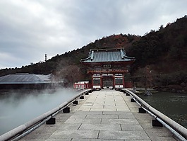 景觀,寺,日本