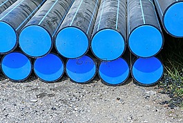 管道,現場,工作