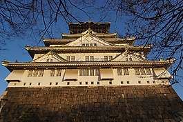 日本,城堡,大阪
