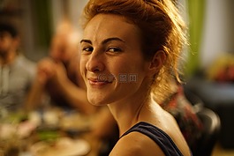 婦女,美麗,笑