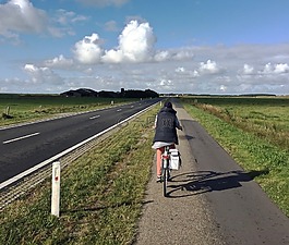 騎自行車,島,輪