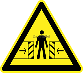 破碎,危險,警告
