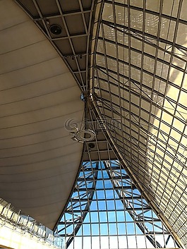 屋顶,结构。,天空