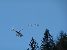 直升機,天空,飛