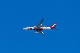 飛機,天空,飛
