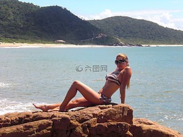 女人,mar,休息