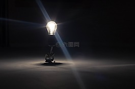 燈泡,燈,光