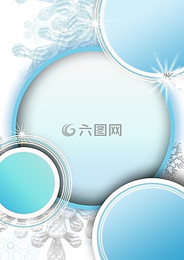 冬天,藍(lán)色,雪花