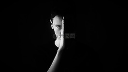 人的,年輕人,面對(duì)