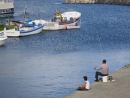 海,端口,船