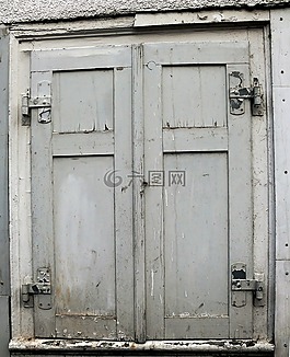窗口,快門,老