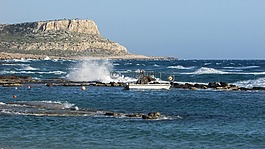 塞浦路斯,卡沃 greko,巖質(zhì)海岸