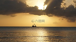 加勒比海,海,海盜