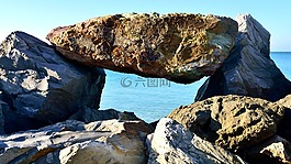 海,石,sassi