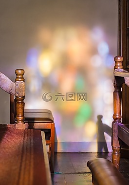 教會(huì),光,祈禱