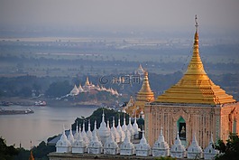 緬甸,廟,景觀