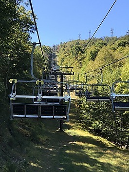 山,天空,邊坡