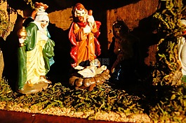 圣誕節(jié),嬰兒床,來(lái)臨