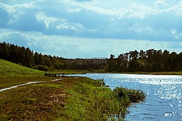 湖,水,景觀