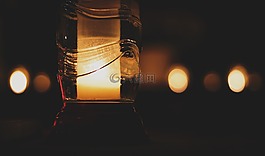 黑暗,夜,光