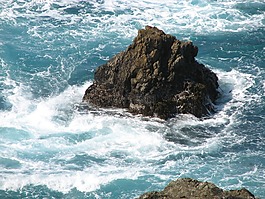 海洋,波,海