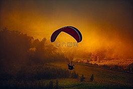 冒險,云,日出