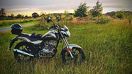 景觀,摩托車,自行車