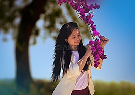 自然,戶外,花