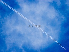 飛機,藍天,天空