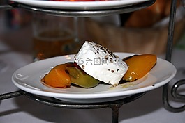 吃,奶酪,蔬菜