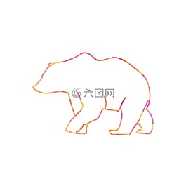 熊,顏色,裝修