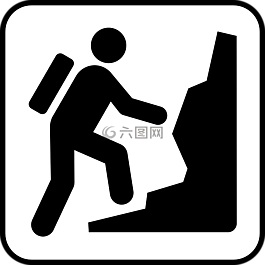 登山,攀巖,攀登