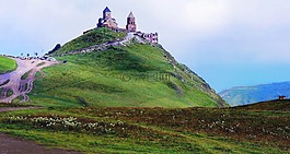 gergeti,三位一體,教堂