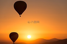熱氣球,氣球,卡帕多西亞