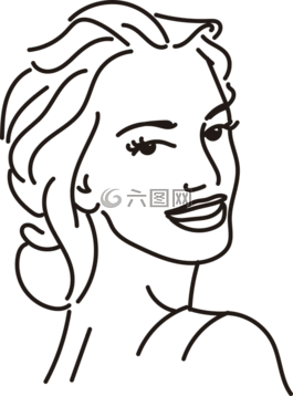 婦女,微笑,漂亮
