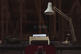 椅子,经典,办公桌