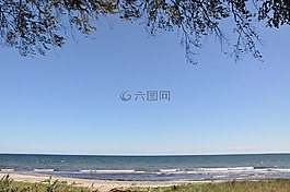 海,海灘,水