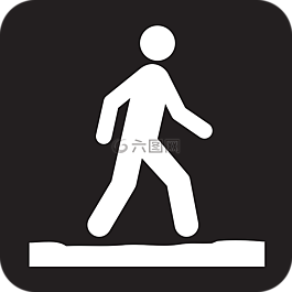 走,跨越,男子