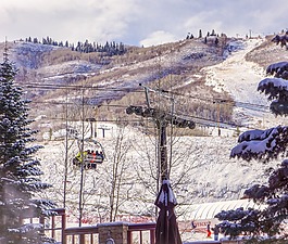 公园城,犹他州,滑雪缆车