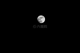 月球,夜,在晚上的月亮