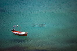 船,海洋,單