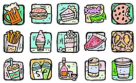 不健康,飲食,食品