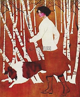 酿酒,画,夫人