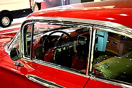 紅色,車,車輛